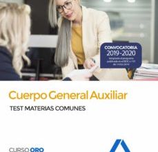 Ebook descargar gratis formato txt CUERPO GENERAL AUXILIAR DE LA COMUNIDAD AUTONOMA DE CANTABRIA. TEST DE MATERIAS COMUNES (Literatura española)