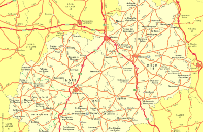 La campagne berrichonne autour de Nohant