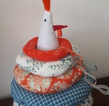 Poulette en tissu