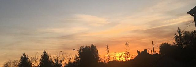 COUCHER DE SOLEIL EN OCTOBRE 2017