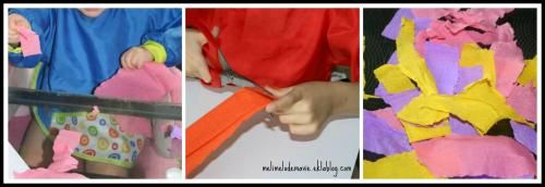 Flocons en papier...