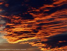 Coucher du soleil sur Montpellier