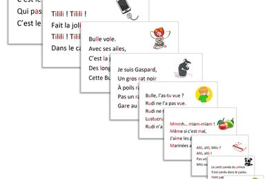 Les comptines de la période 1