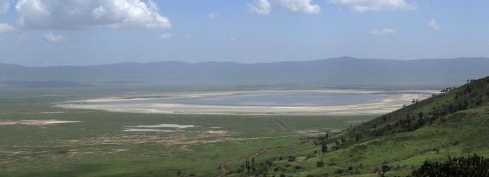 Entrée dans le cratère du Ngorongoro, Tanzanie