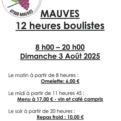 12 HEURES : J-6