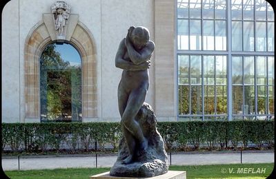 Jardin des Tuileries : Eve, oeuvre d'Auguste Rodin