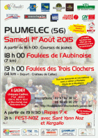Les Foulées des 3 Clochers - Plumelec - Samedi 1 août 2015