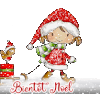 Bientôt Noël, gif animé, blinkie,carte, attente