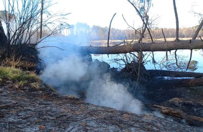 EB - Le sous-sol a enfin arrêté de brûler à Hostens en Gironde...