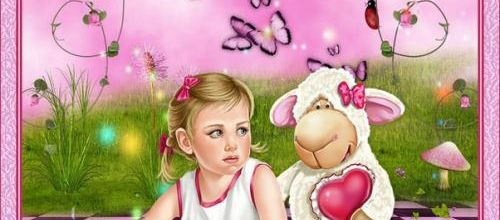  Enfant et peluche .