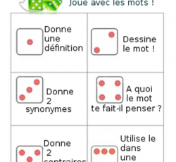 Jouons avec les mots !