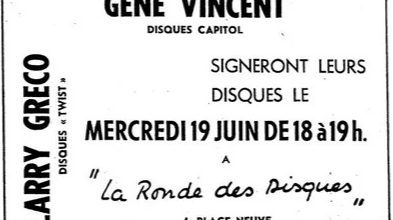 affichette du 19 juin 1963 