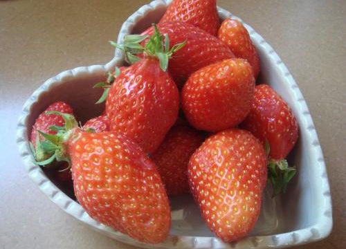 Glace à la fraise