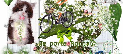 CREA 1ER MAI ANIMAUX MUGUET