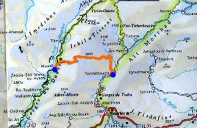 Piste Tamtatouchte - M'semrir 