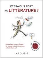 Etes-vous fort en littérature ?