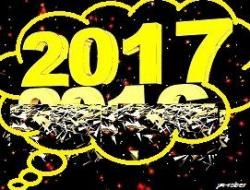Adieu 2016, Bonjour 2017 avec mes meilleurs vœux et une bonne année 2017 à toutes et tous