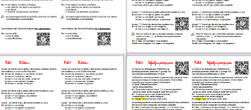 Leçons d'Orthographe CM1 avec QR Codes