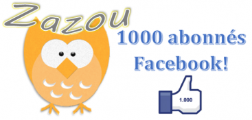 1000 abonnés Facebook