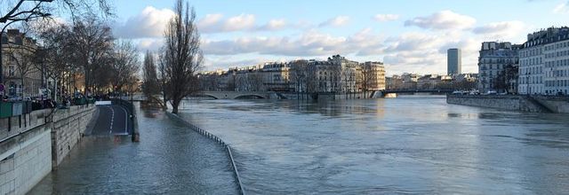 Crue de la Seine 2018 - Photos du 4 février 2018
