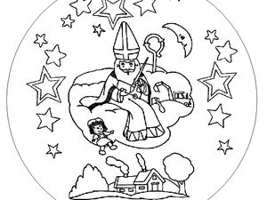 Mandalas: saint Nicolas