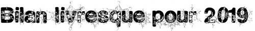 Bilan livresque 2019