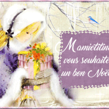 688 - Carte remerciement - cadeau- 689 Enveloppe lutin - Noël -