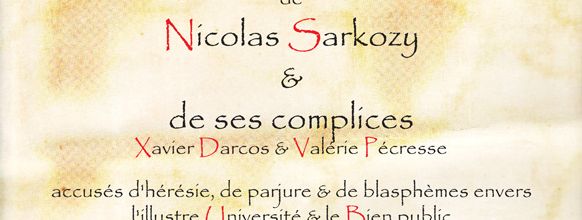 Le procés de Nicolas Sarkozy et de ses complices