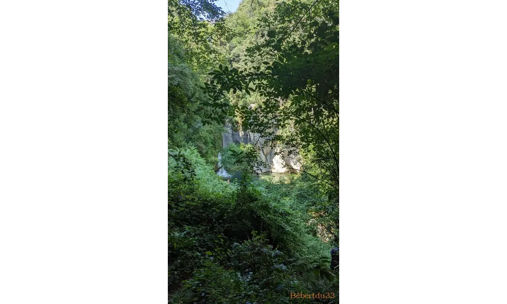 une cascade à Sospel 