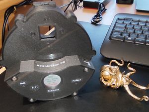 Fabrication d'une roue à filtres motorisée USB