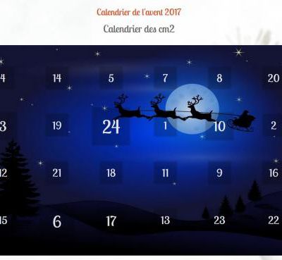 Calendrier de l'avent numérique