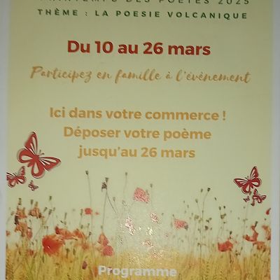 Le printemps des poètes à la Cadière d'Azur