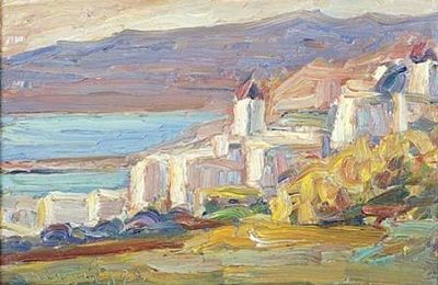 Quelques îles dans la peinture grecque contemporaine (1- Les Cyclades)
