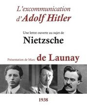 Ebook epub ita téléchargement gratuit L'excommunication d'Adolf Hitler  - Une lettre ouverte au sujet de Nietzsche in French 9782828917975 CHM