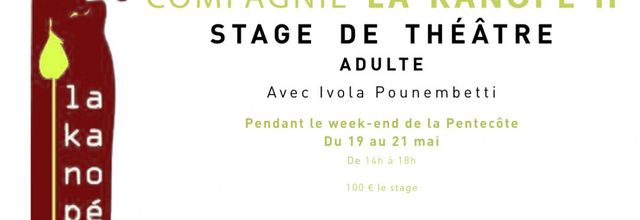Stage de Théâtre - Adulte