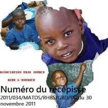 Récépisse de déclaration d'association
