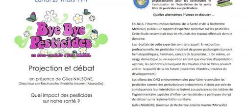 Projection Bye bye pesticides et Vino Veritas