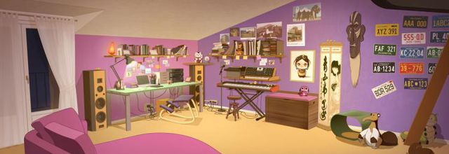 Concept arts des décors du trailer de la série Girls Of Olympus