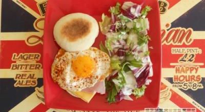 Muffins anglais jambon fromage & œuf au plat