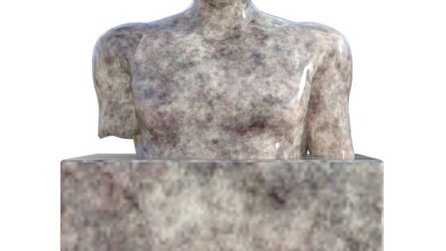 Tube de statue Egyptienne (render-image)