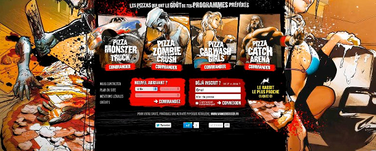 Les pizzas qui ont le goût de tes programmes préférés sont en vente ! 