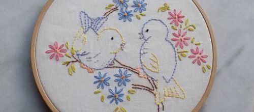 Les oiseaux et les fleurs