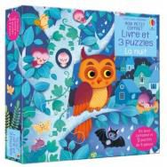 Mon petit coffret- Livre et 3 puzzles - la nuit