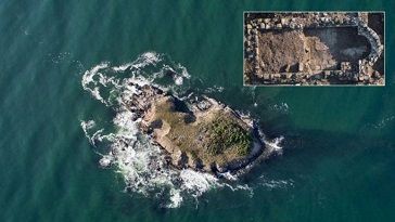 Forteresse engloutie et fosses rituelles découvertes à l'île Sainte en Bulgarie  ...       