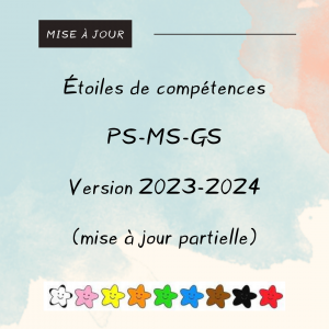 ⭐ - Référentiels Langage écrit 2023-2024 