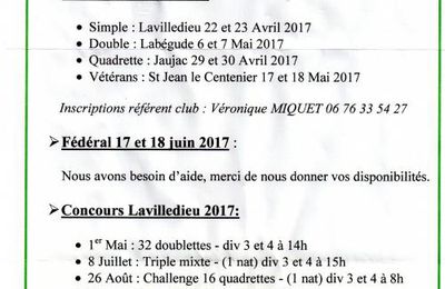 ABV - Amicale Boule de LAVILLEDIEU