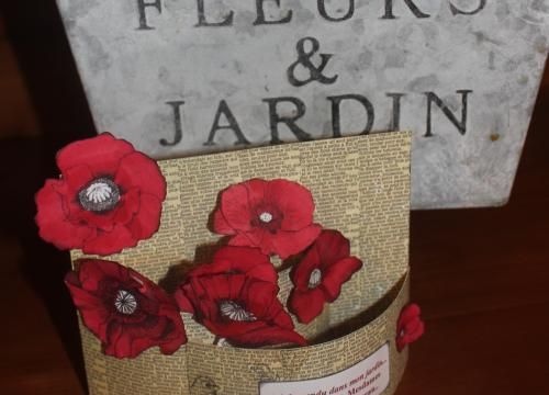 Gentil coquelicot, mesdames...