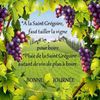 Dicton et Fête du jour Grégoire + grille prénom !