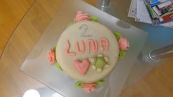 Gateau pour les deux ans de ma puce à la garderie =)