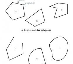 Leçon maths n°10 CE1 : Les polygones